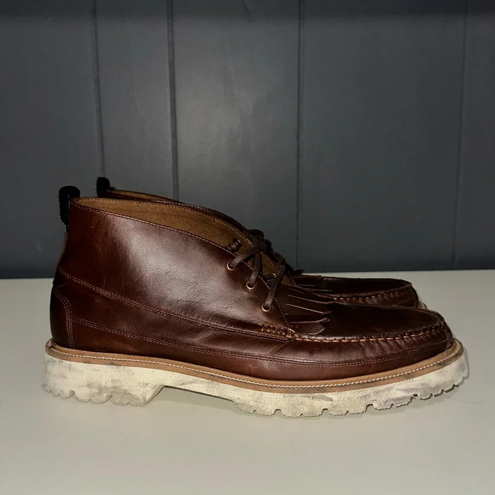 Cole Haan Men's Brown Leather Boots - Picture 3 of 5